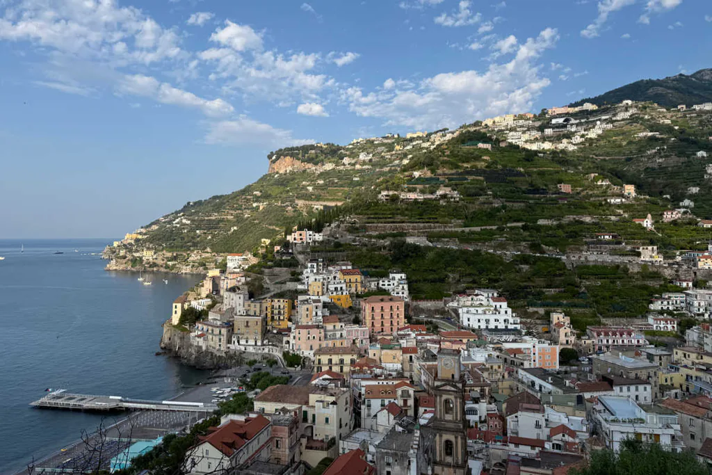 View from Path of Lemons Amalfi