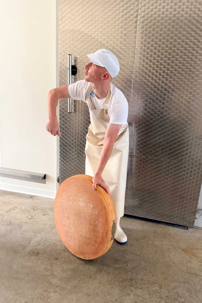 Antoine Cattin cheese making