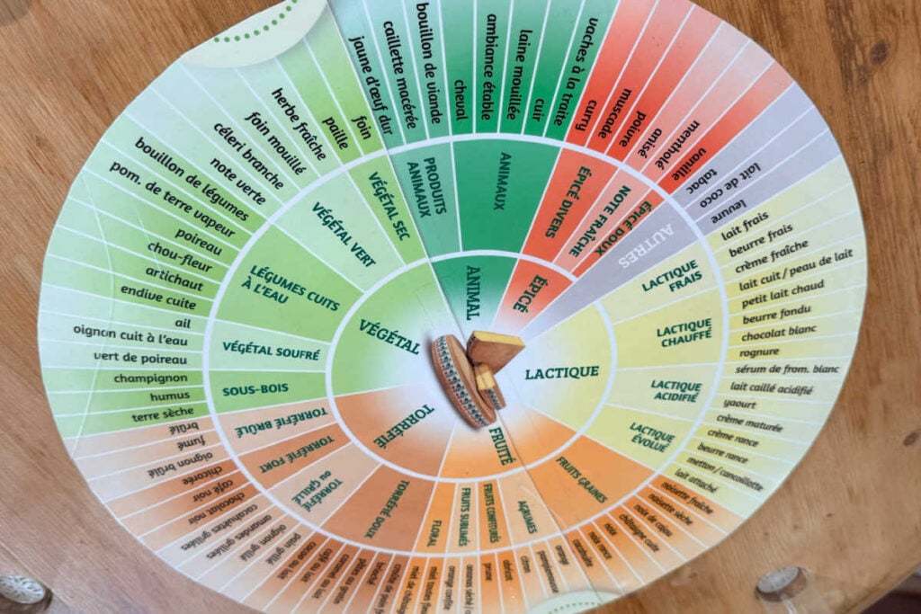 Comte cheese wheel